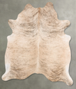 Light Brindle X-Large Brazilian Cowhide Rug 7'9"H x 6'4"W #B30852 by Hudson Hides