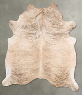 Light Brindle X-Large Brazilian Cowhide Rug 7'9"H x 6'4"W #B30852 by Hudson Hides