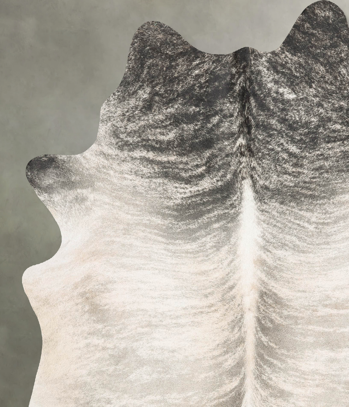 Grey Brindle X-Large Brazilian Cowhide Rug 7'9"H x 6'5"W #B30853 by Hudson Hides