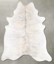 Grey Brindle XX-Large Brazilian Cowhide Rug 8'4"H x 7'4"W #B30855 by Hudson Hides