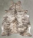 Light Brindle X-Large Brazilian Cowhide Rug 7'7"H x 6'2"W #B30858 by Hudson Hides