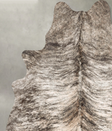 Light Brindle X-Large Brazilian Cowhide Rug 7'7"H x 6'2"W #B30858 by Hudson Hides