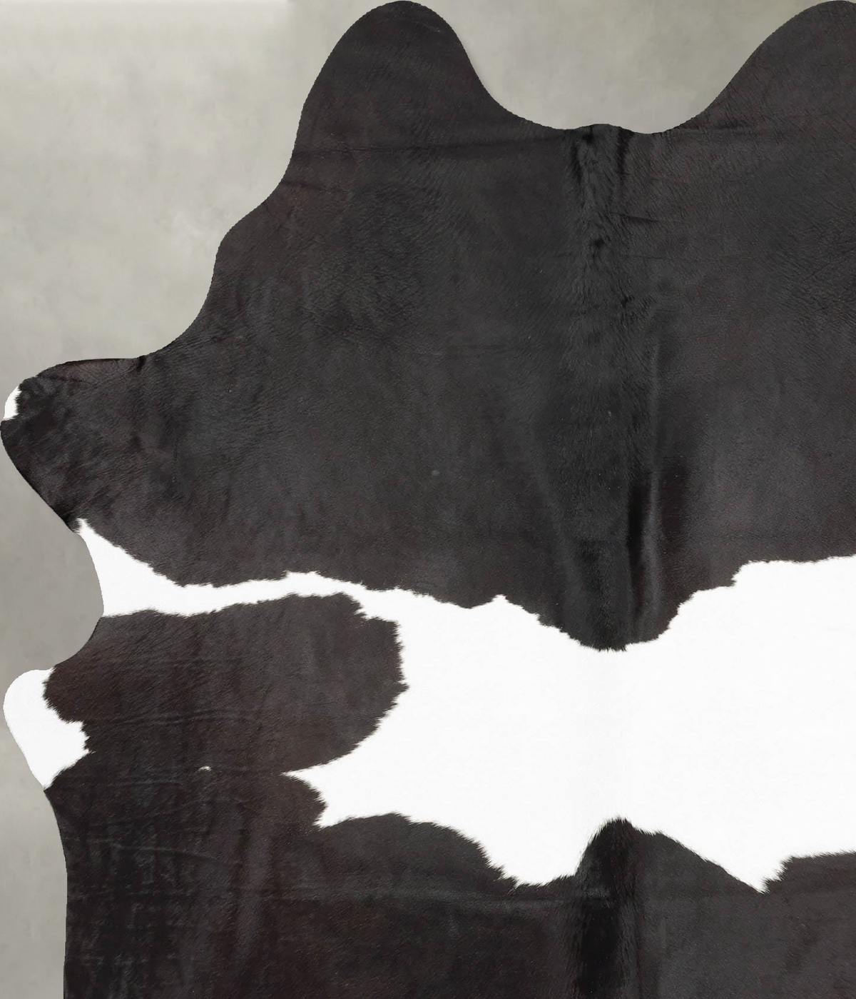 Black and White X-Large Brazilian Cowhide Rug 7'11"H x 5'8"W #B30861 by Hudson Hides