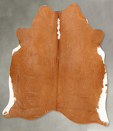 Beige Large Brazilian Cowhide Rug 6'6"H x 5'10"W #B30864 by Hudson Hides