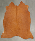 Solid Brown Large Brazilian Cowhide Rug 6'4"H x 5'11"W #B30865 by Hudson Hides