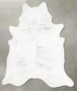 Grey Brindle XX-Large Brazilian Cowhide Rug 7'10"H x 7'0"W #B30871 by Hudson Hides