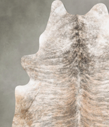 Light Brindle XX-Large Brazilian Cowhide Rug 7'10"H x 6'6"W #B30874 by Hudson Hides