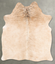 Beige Large Brazilian Cowhide Rug 6'3"H x 4'11"W #B30875 by Hudson Hides