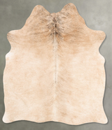 Beige Large Brazilian Cowhide Rug 6'3"H x 4'11"W #B30875 by Hudson Hides