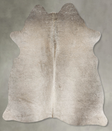 Medium Grey Medium Brazilian Cowhide Rug 5'10"H x 5'1"W #B30880 by Hudson Hides