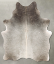 Medium Grey Large Brazilian Cowhide Rug 6'0"H x 5'0"W #B30882 by Hudson Hides