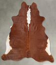 Hereford X-Large Brazilian Cowhide Rug 7'1"H x 6'8"W #B30883 by Hudson Hides