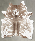 Taupe Large Brazilian Cowhide Rug 7'0"H x 5'4"W #B30891 by Hudson Hides
