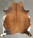 Light Caramel X-Large Brazilian Cowhide Rug 7'6"H x 5'11"W #B30892 by Hudson Hides