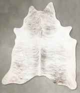 Grey Brindle XX-Large Brazilian Cowhide Rug 8'4"H x 6'8"W #B30898 by Hudson Hides