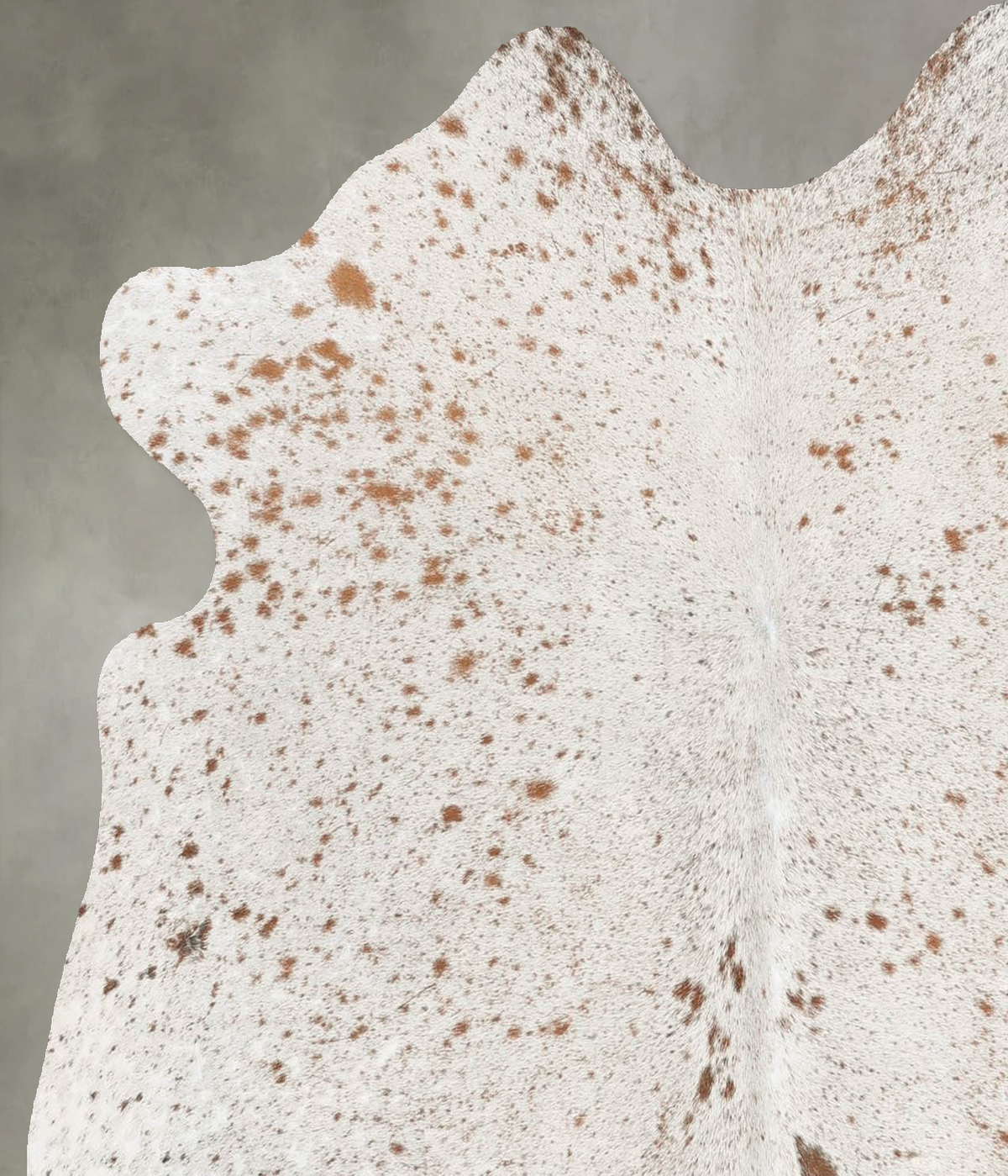 Salt and Pepper Brown Cowhide Rug #B30902