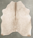 Champagne Medium Brazilian Cowhide Rug 5'7"H x 4'9"W #B30907 by Hudson Hides