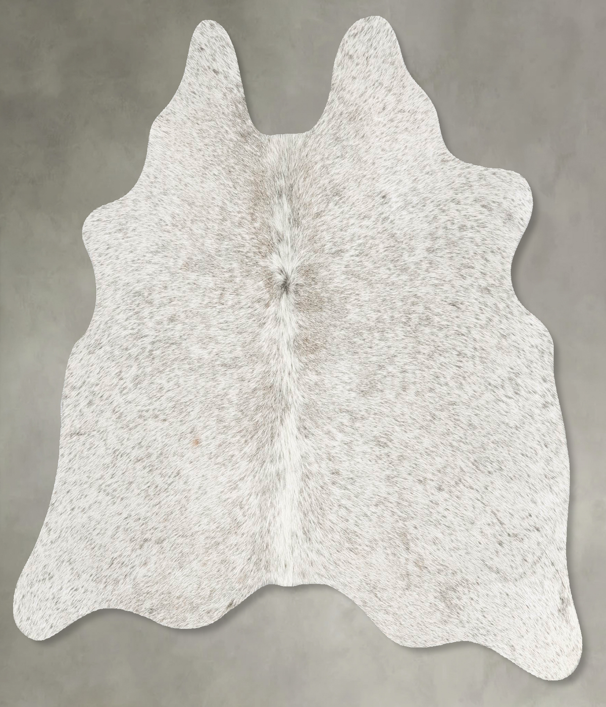 Salt and Pepper Black Cowhide Rug #B30917