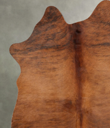 Medium Brindle Medium Brazilian Cowhide Rug 5'8"H x 4'5"W #B30920 by Hudson Hides