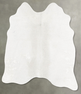Light Grey Medium Brazilian Cowhide Rug 4'7"H x 3'10"W #B30921 by Hudson Hides