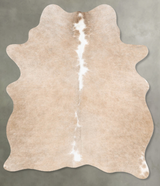 Taupe Medium Brazilian Cowhide Rug 5'11"H x 4'3"W #B30926 by Hudson Hides