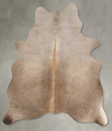 Taupe Large Brazilian Cowhide Rug 6'3"H x 5'0"W #B30928 by Hudson Hides