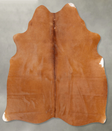 Solid Brown Medium Brazilian Cowhide Rug 5'9"H x 5'2"W #B30931 by Hudson Hides