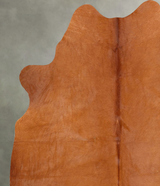 Solid Brown Large Brazilian Cowhide Rug 6'8"H x 5'8"W #B30932 by Hudson Hides