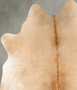 Beige Medium Brazilian Cowhide Rug 5'9"H x 5'1"W #B30933 by Hudson Hides