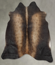 Chocolate Large Brazilian Cowhide Rug 5'10"H x 5'9"W #B30934 by Hudson Hides
