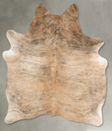 Light Brindle X-Large Brazilian Cowhide Rug 7'3"H x 5'7"W #B30940 by Hudson Hides