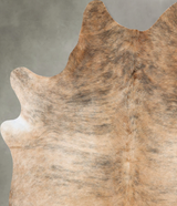 Light Brindle X-Large Brazilian Cowhide Rug 7'3"H x 5'7"W #B30940 by Hudson Hides