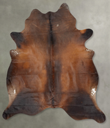 Warm Caramel XX-Large Brazilian Cowhide Rug 8'3"H x 7'3"W #B30941 by Hudson Hides