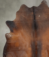 Warm Caramel XX-Large Brazilian Cowhide Rug 8'3"H x 7'3"W #B30941 by Hudson Hides