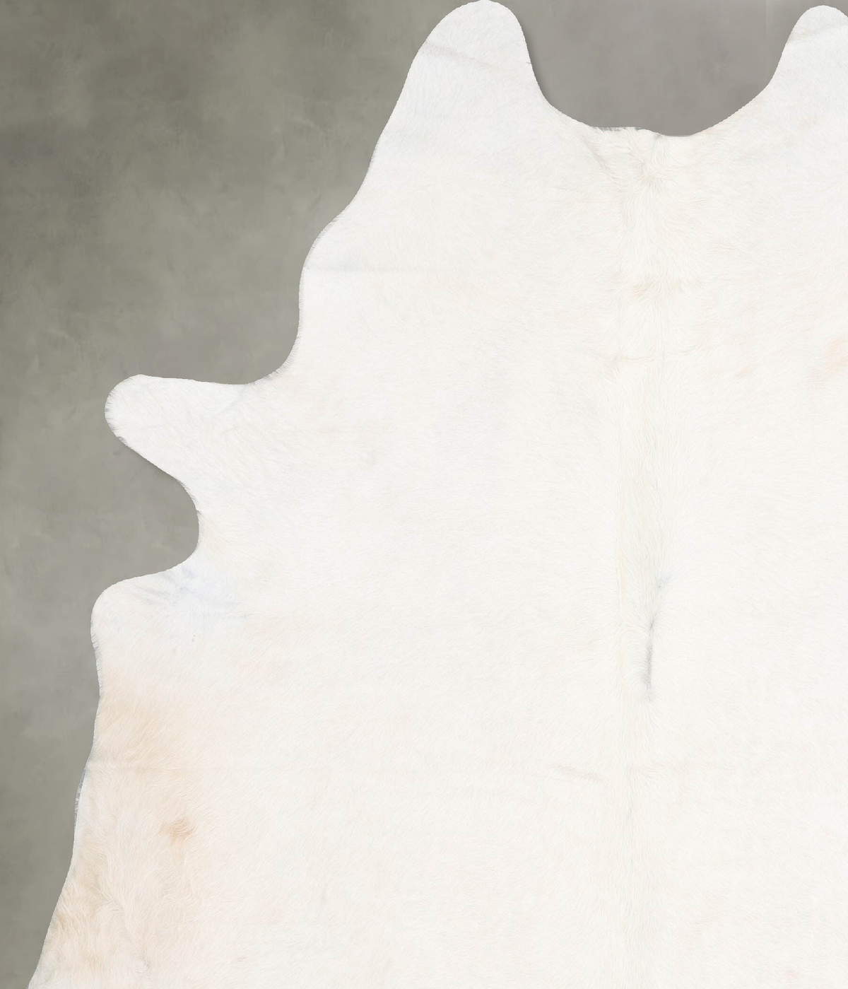 Ivory with Beige XX-Large Brazilian Cowhide Rug 8'10"H x 7'0"W #B30942 by Hudson Hides