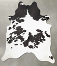 Black and White XX-Large Brazilian Cowhide Rug 8'3"H x 6'11"W #B30944 by Hudson Hides
