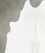 Light Grey X-Large Brazilian Cowhide Rug 7'7"H x 6'6"W #B30952 by Hudson Hides