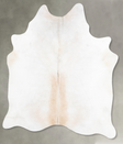 Grey with Beige X-Large Brazilian Cowhide Rug 7'8"H x 5'11"W #B30955 by Hudson Hides