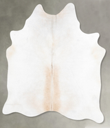 Grey with Beige X-Large Brazilian Cowhide Rug 7'8"H x 5'11"W #B30955 by Hudson Hides