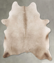 Champagne X-Large Brazilian Cowhide Rug 7'6"H x 6'2"W #B30959 by Hudson Hides