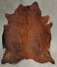 Medium Brindle XX-Large Brazilian Cowhide Rug 7'8"H x 6'9"W #B30964 by Hudson Hides