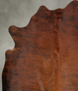 Medium Brindle XX-Large Brazilian Cowhide Rug 7'8"H x 6'9"W #B30964 by Hudson Hides