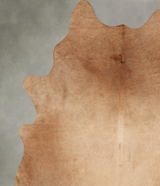 Solid Brown XX-Large Brazilian Cowhide Rug 8'4"H x 7'1"W #B30967 by Hudson Hides