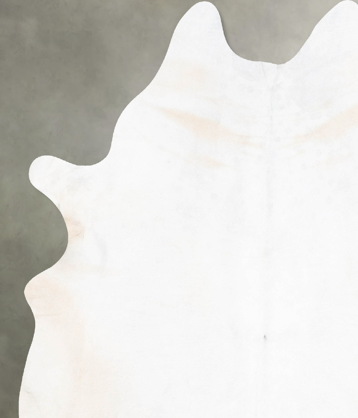 Ivory with Beige X-Large Brazilian Cowhide Rug 7'10"H x 6'0"W #B30968 by Hudson Hides