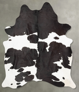 Black and White XX-Large Brazilian Cowhide Rug 8'4"H x 6'2"W #B30970 by Hudson Hides