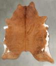 Medium Brindle XX-Large Brazilian Cowhide Rug 7'8"H x 6'6"W #B30972 by Hudson Hides