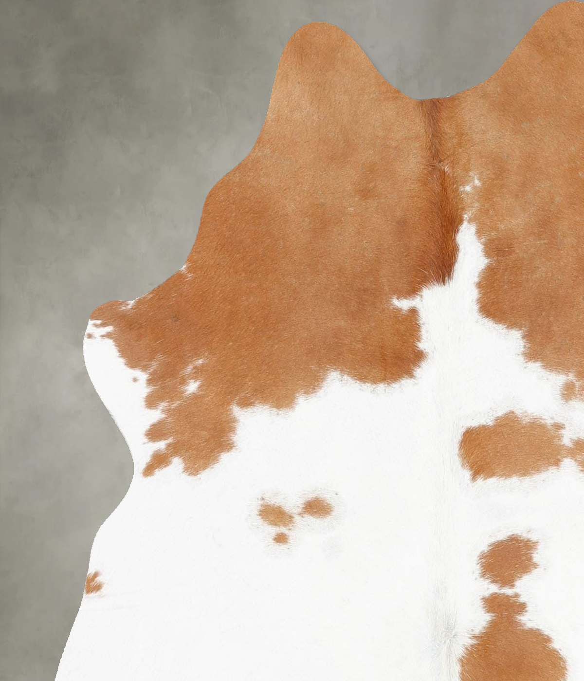 Beige and White Cowhide Rug #B30973