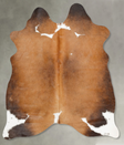 Light Caramel Medium Brazilian Cowhide Rug 5'5"H x 4'5"W #B30976 by Hudson Hides
