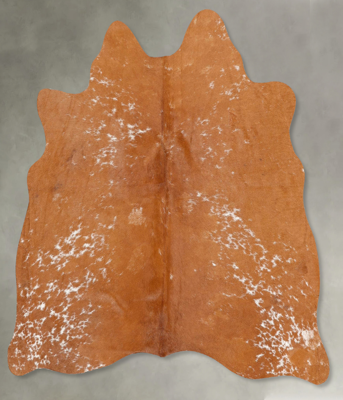 Salt and Pepper Brown Cowhide Rug #B30977