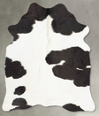 Black and White Medium Brazilian Cowhide Rug 5'11"H x 4'4"W #B30978 by Hudson Hides